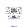 Wholesale 8pcs Cute Bow Mini Cup Keychain Sticker