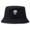 oly-076e3f9c18cbabbc034edbee351cdee5 Wholesale Korean Style Embroidered Fisherman Hat Black Summer Sunshade Casual Streetwear