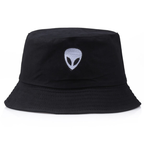 oly-076e3f9c18cbabbc034edbee351cdee5 Wholesale Korean Style Embroidered Fisherman Hat Black Summer Sunshade Casual Streetwear