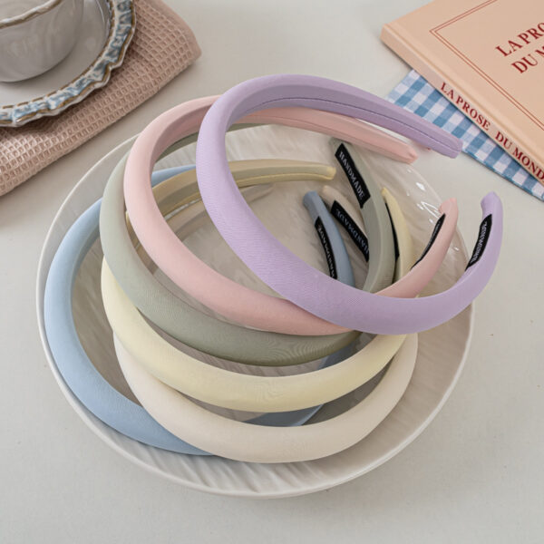 oly-07a5076143b77edd3c4b03f67d458ae8 Wholesale Korean Style Dopamine Hair Hoop Narrow Sponge Headband Fashion Hair Accessory Boutique Resale