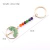 oly-07b00f055fc30334a9f25acdd457fb19 Wholesale Gold Natural Crystal Tree of Life Keychain Bag Charm Decorative Accessory