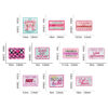 oly-07b4534fb14f915f6bb19c953134718a Wholesale 20 Styles Pink Alphabet Gold Plaid Iron On Embroidered Patches for DIY Shoes Hats Craft Supply
