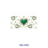 oly-07d1c4859d7df753364e3d5e4162d445 Wholesale 5pcs Retro Frayed Edge Watercolor Gradient Multi Tone Heart Tiny Star Ornament Cup Wrap Decor Prints 16oz UV DTF Wraps