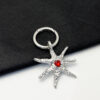 oly-07e5bd8d9f139f30712fac4a6573ede0 Wholesale Trendy Irregular Starfish Heart Pendant Keychain Zinc Alloy Car Key Accessory