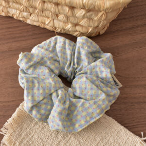 1 # Blue plaid polka dots