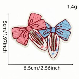 Pink series cloth stickers 15 #