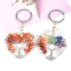 oly-080155fbf8f1f02770069020e5408634 Wholesale Trendy Heart Shape Tree of Life Keychain Metal Crystal Bag Charm Car Accessory