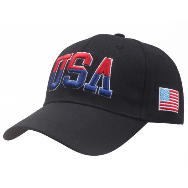 Wholesale Embroidered American Flag Cotton Baseball Cap for Everyday Wear