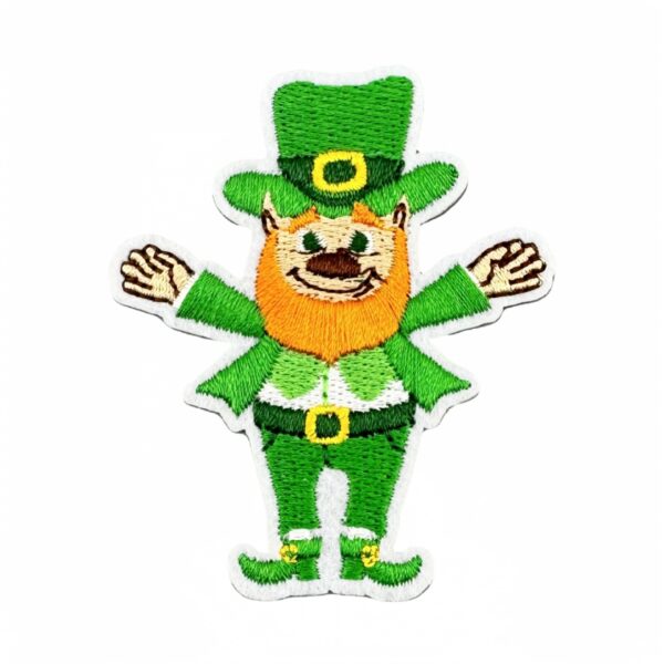 Wholesale Irish Clover Embroidered Patch Polyester Thread Fashion Accessory
