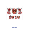 oly-0845ab854468148513943a1d95d69fad Wholesale 8pcs Butterfly Floral Cartoon Character Pattern Mini Cup Keychain Sticker