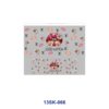 oly-085fcd1e0da0dd02d869c1fac7a17038 Wholesale 8pcs Lip Bow Floral Mini Cup Keychain Sticker OLY Exclusive