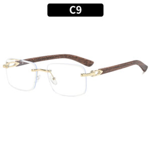 C9-Gold-framed white film