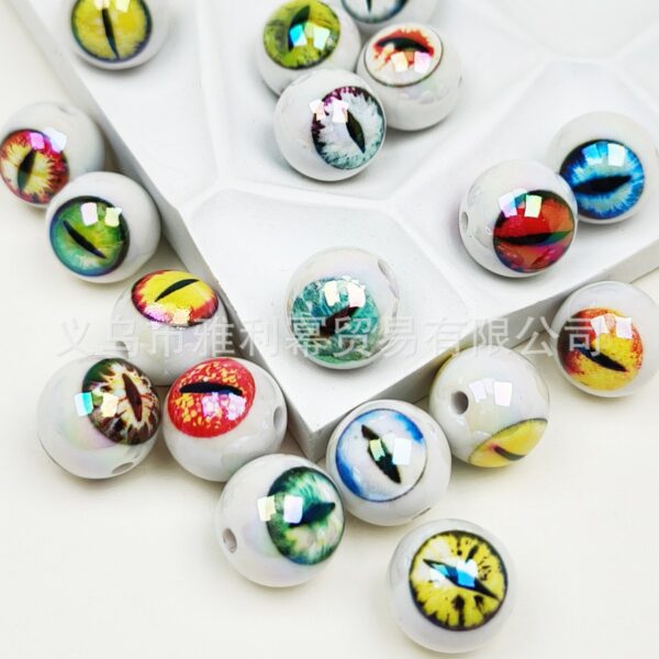 Wholesale 16mm Acrylic Jelly Eyeball Beads for DIY Jewelry Making Craft Supply
