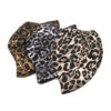 oly-0898d30ad16e556d49ca5f8da0175421 Wholesale Padded Leopard Print Sunscreen Bucket Hat Wide Brim Large Size Winter Fisherman Hat Fashion Accessory Gift