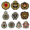 Wholesale Stylish Embroidered Bee Lion Patch College Suit Badge Fashion Accessory
