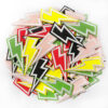oly-08e9ffca0c829bb990501e233cc00305 Wholesale Polyester Embroidered Lightning Patch - Decorative DIY Iron-On Applique for Hats, Clothes, Shoes