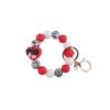 oly-08eb572ff05c59c6ce18b664ca0a0dda Wholesale Cow Print Silicone Bracelet Keychain Fashion Accessory Gift