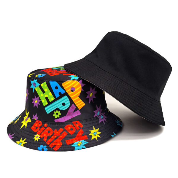 oly-09106090cf01b8aac950b40cdad46a3d Wholesale Happy Birthday Bucket Hat Unisex Sun Protection Party Hat Boutique Resale