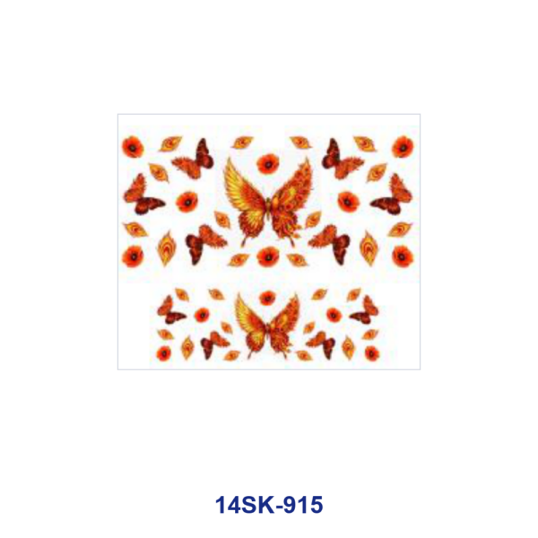 Wholesale 2/4/8pcs Watercolor Butterfly Floral Print Mini Cup Keychain Sticker
