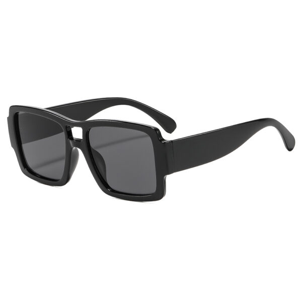 oly-093384f9f27d0401f7c381766095aa4b Wholesale Trendy Double Beam Square Frame Sunglasses UV400 Fashion Accessory Gift Resale