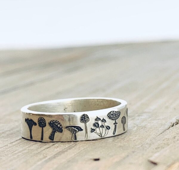 oly-0941d94fbbc0db7db57f86022a8cdf2c Wholesale Alloy Cute Mushroom Ring Geometric Design Women's Fashion Accessory