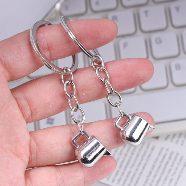oly-0947244708c958488d98e5099e035240 Wholesale 3D Milk Bottle Keychain Zinc Alloy Metal Key Ring Creative Bag Charm Accessory