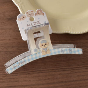 #8 Blue puppy with a pigtail - 13cm