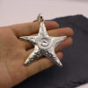 Wholesale Silver Star Keychain Pendant, Fashion Accessory Keychain for Boutique Resale