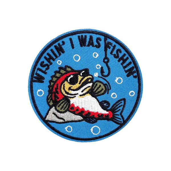 oly-0975b38bc7f7912b5f0db3e7badc9460 Wholesale Angler Fish Iron-On Embroidered Patches Fashion Accessory Gift for Hats