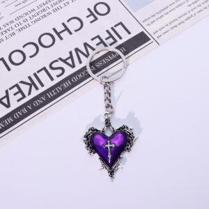 Purple heart single button