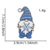 Wholesale Blue Christmas Graffiti Embroidered Patch Sticker Decorative Resale Accessory