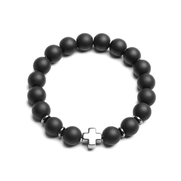 oly-0986d75c8d0bf0e6897f3e6de032ab99 Wholesale Cross Design Wood Bracelet Chicken Wing Wood Elastic Beaded Gift Fashion Accessory