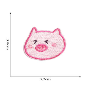 Pig cloth stickers 3#
