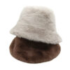 oly-09a6a3d22a9d0b65bab0b83f7d476ba4 Wholesale Imitation Mink Plush Fisherman Hat Korean Style Winter Warm Hat for Men Women