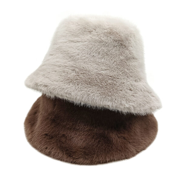 oly-09a6a3d22a9d0b65bab0b83f7d476ba4 Wholesale Imitation Mink Plush Fisherman Hat Korean Style Winter Warm Hat for Men Women