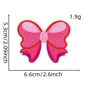 Pink cartoon cloth stickers 12#