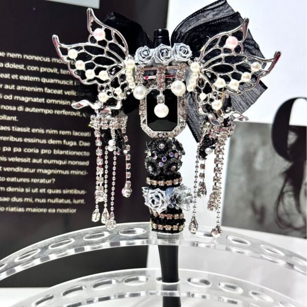 oly-09d1e6e5e28bfd2b1d6aa5c84516b21f Wholesale Moon Bead Design Pen with Phone Chain Decorative Accessory for Resale