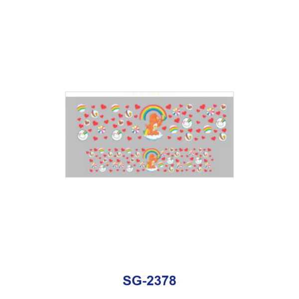 Wholesale 8pcs Mixed Quote Pet Cartoon Floral Print 3oz Cup Stickers Wrap OLY Exclusive
