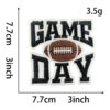 oly-09d6c1a91537ea8cf0bff111b35d03ce Wholesale Football Gameday Embroidery Patches 9 Styles DIY Iron-On Applique for Coats Chic Gift