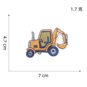 7# engineering vehicle cloth sticker