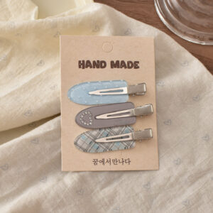 4# Blue Heart Design - 3pcs