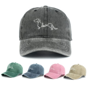 Wholesale Trendy Embroidered Baseball Cap Black Sunscreen Unisex Fashion Accessory