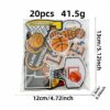Wholesale Chic Basketball Embroidery Patch Iron-On Decorative Sticker Boutique Accessory