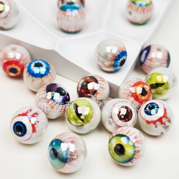 Wholesale 16mm Acrylic Jelly Eyeball Beads for DIY Jewelry Making Craft Supply