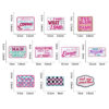 oly-0a31fba8db5d01455234997cb5cde3ed Wholesale 20 Styles Pink Alphabet Gold Plaid Iron On Embroidered Patches for DIY Shoes Hats Craft Supply