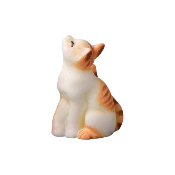 Wholesale Chinese Style Cute Kitten Resin Figurine - Animal Desktop Decor, Trendy Home Accent Gift for Boutique