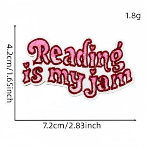 Pink book cloth sticker 17#