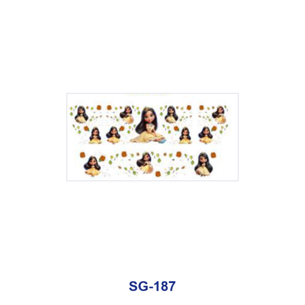 Wholesale 8pcs Cute Angel Girl 3oz Cup Stickers Wrap OLY Exclusive