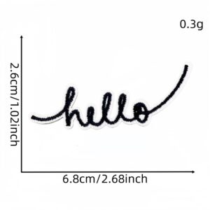 Hello hello cloth sticker 21#