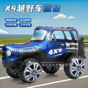 Aluminum three-dimensional x4 off-road vehicle-blue-f0667